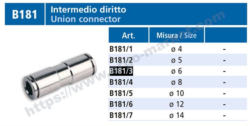 Vepa конектор за шлаух ф6 главна снимка