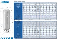 Abac вертикална 200 л, 11 бара, поцинкована