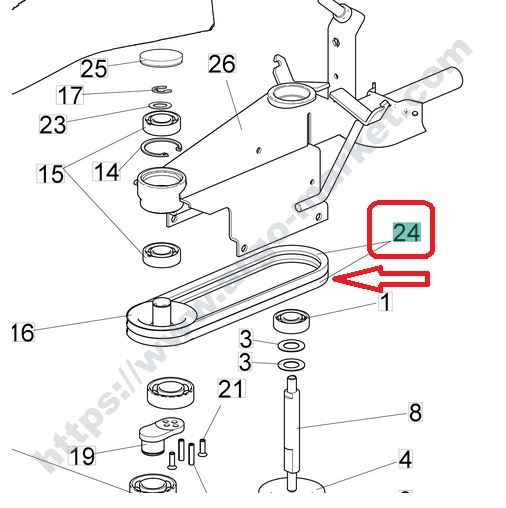 Eurosystems M210, M310 ремък XPZ 630 главна снимка