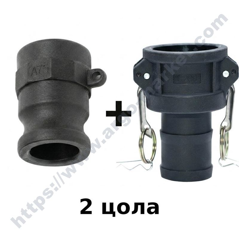 Камлок връзка 2"F цола, пластмаса главна снимка
