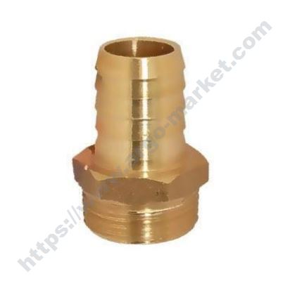 Месингов щуцер 3/4, мъжка резба главна снимка