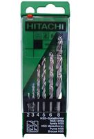Hitachi комплект свредла за метал 6 броя