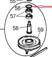 Eurosystems зегерка за болта на ексцентрична ролка