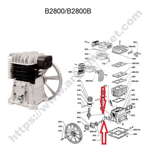 Колянов вал Abac B2800 / B2800B главна снимка