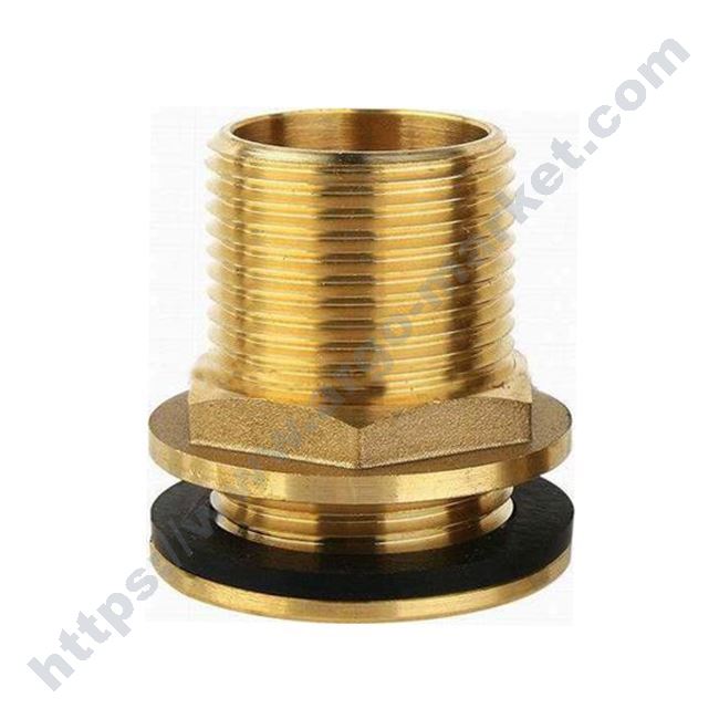 Месингов съединител за резервоари 1 цол главна снимка